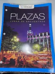 Spanish College Textbook Plazas Lugar De Encuentros Cengage Brand New In Plastic