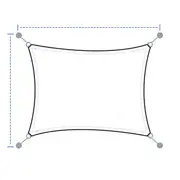 Custom Sun Shade Sail - Rectangle