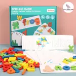 SPELLING LEARNING TOY MATCHING ALPHABET WORD GAME KID’S MONT