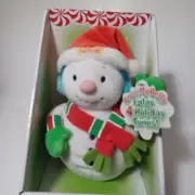 Vintage Fisher Price Plush Musical Snowman Pal - Plays 4 Holiday Tunes- New 2004