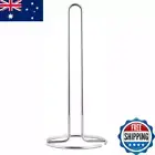 Chrome Free Standing Kitchen Roll Paper Towel Holder Stand Good Stainless Steel*