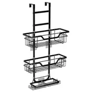Over The Door Shower Caddy Bathroom Hanging Organizer Shampoo Holder Soap Holder