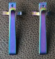New Olight Spring Pocket Clips! Pair of 2! S2R Baton 2! Baton Pro! Warrior Mini!