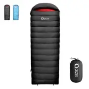 Down Sleeping Bag for Adults, 600 Fill Power, Ultralight & Compact with Compr...
