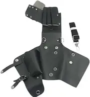 Hairdressing Pouch Bag Hairdressing Shoulder Waist Bag Leather Hair Cutting Tool Kit for Hairdressers