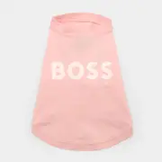 Boss Dog Graphic Tee Pink