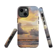 For Apple iPhone 13 mini Case, Armour Back Cover, Thai Sunset