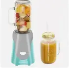 Ovente Electric Personal Portable Blender 18 oz Drink Mixer Turquoise