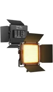 NEEWER 2Pcs Professional NL660 Metal Bi-Color LED Video Lights for Studio