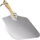 OUII Aluminum Pizza Peel Metal - 12 x 14 Inch. Spatula for Oven with...