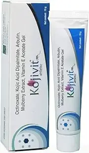 Kojivit Gel Kojic Acid Skin Lightening, Hypomelanotic Skin Pigmentation - 15 Gm