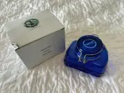 Contained Art Blue Hippie Bus Glass air tight storage jar New In box