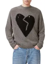 Allsaints Luvheart Crewneck Sweater
