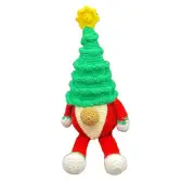 Amigurumi Crochet Christmas Tree Shelf Sitter Gnome Red Green Handmade by Me
