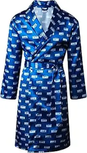 North Melbourne Kangaroos AFL Footy Mens Adults Satin Robe Dressing Gown Sleepwear