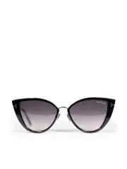 Shiny Black Anjelica Sunglasses