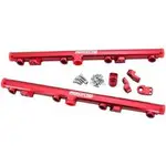 Aeroflow GM LS1 LS2 LS3 Fuel Rail Red LS6 L76 L99 -8Orb LS - AF64-2155R