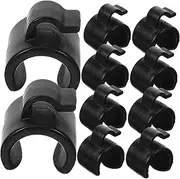 MUELODSIC 20pcs Mic Clip for Stand Cable Holder for Phone Stand Tripod Durable Microphone Cable Management Easy Installation for Outdoor Use