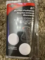 6 inch buffer polisher replacement bonnets - 2 pack