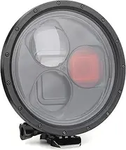 Dome Port Diving Housing Case with 10x Magnifier Red Filter Compat with Hero 7/6/5 Black One Size