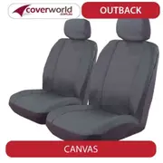 Seat Covers - Navara D23 Series 3 - RX - SL - ST - ST-X - Outback Canvas