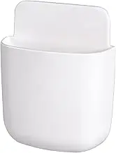 Wall Mounted Storage Box Remote Control Storage Organizer Case For Air Conditioner TV Mobile Phone Plug Holder Stand Rack Hot-white