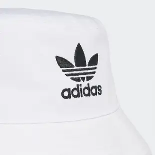 【adidas 愛迪達】BUCKET HAT AC 男女 漁夫帽 白(FQ4641)