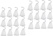 Mikinona 2sets Efficient Soap Holder Face Cleaning Gloves Exfoliating Gloves Ideal for Handmade Facial Soaps 40pcs*2 Random Color