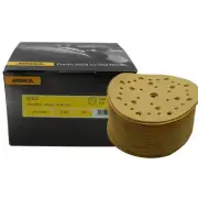 Mirka 100 Gold 150mm/6in. Grip Disc 37 Holes P180 100 Pack
