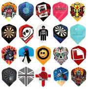 10 Sets of Harrows Quadro Standard Dart Flights - Ships w/ Tracking - Assorted