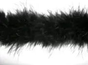 MARABOU FEATHER BOA BLACK ,2 YARDS PCS ,SOLD BY 5 PCS ,FREE SHIPPING