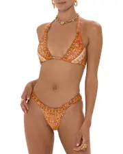Camilla Halter Top & Bottom Bikini Set