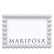 Mariposa Baubles White Picture Frame, 4 x 6