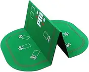 TX GIRL Folding Poker Layouts Texas Hold'em Table Mat Blackjack Layouts Travel Mat Table Game 160cm*80cm (Color : Poker Layouts)
