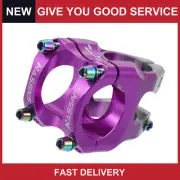 Universal Bike Stem Short Handlebar Adjustable Stem Gray Purple Pack of 1