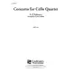 Concerto for Cello Quartet: Conductor Score