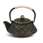 VUDECO Japanese Teapot Cast Iron Tea Kettle with Infuser Japanese Tea Set Tea Po