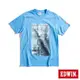 EDWIN 數碼時代印花短袖T恤(水藍色)-男款