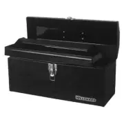 Westward 44Zj90 Westward Tool Box, Plastic, Steel, Black, 20 In W X 8 In D X 8