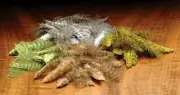 Hareline Natural Grizzly Mini Marabou - All Colors