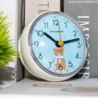 Mini Sucker Clock Art Minimalist Wall Watch Wall Clock Home Decor Shower Clocks