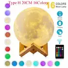 ZK30 Levitating Moon Lamp Night Light Floating 3D Printing LED Moon Lamp with Wo