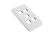 5 Terminal Connector Custom Wall Plate Wallplate Clipsal DIY Home Theatre White