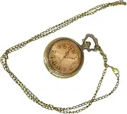 [ROMISBABA] Hanging Pocket Watch Vintage Clamshell Watch Large Numbers for Men's Women's Elegant