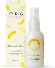 ORG Peel Off Face Cleanser for Gentle Exfoliation and Glowing Skin - Korean Sensitive Skincare - Pore Minimizer Brightening Agent Cruelty Free Natural Formula 2oz