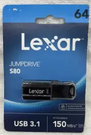 Lexar 64 GB JumpDrive S80 USB 3.1 - USB Stick Flash Drive - NEW SEALED