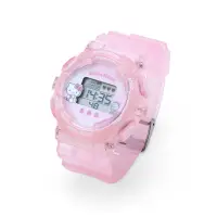 在飛比找樂天市場購物網優惠-真愛日本 預購 凱蒂貓 kitty 透明錶帶 電子錶 數字錶