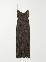 [Matteau] Matteau - + Net Sustain Floral-print Organic Silk Midi Dress - Multi - 5 5 Multi
