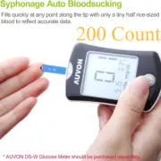 200 PACK Portable Diabetes Meter Glucose Test Strips Sugar Checker Monitor DS-W