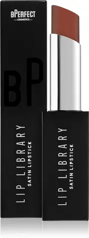 [Bperfect Cosmetics] BPerfect Lip Library Satin Cream Lipstick Color Drama 3 g